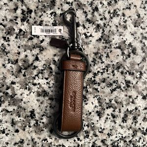 NWT Coach Trigger Snap Bag Charm Valet Key keychain